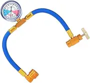 Gatuida Auto Ac Filling Tube R134a Filling Hose /2 Thread Universal Fitment Easy to Install Diy Car Ac Repairs