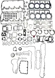 DNJ FGK4260 Full Gasket Set for 2011-2016 Ford F-250 Super Duty F-350 Super Duty 6.7L V8 OHV 406cu Diesel Turbocharged