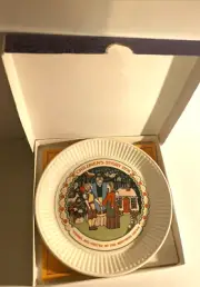 Wedgwood Children's Stories Hansel and Gretel 1976 Collector Plate new w/poster