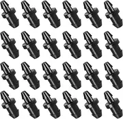 TOYMIS 100pcs Drip Irrigation Plugs, 1/4 Inch Drip Irrigation Goof Plugs Line Irrigation Tube End Closures for Home Garden Lawn Pipe Supplies