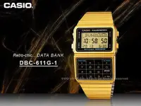 在飛比找蝦皮購物優惠-CASIO   DBC-611G-1D 電話記憶計算機錶  