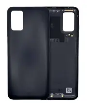 Back Cover Glass For Samsung Galaxy A03S (A037M) (Service Pack) (Black)