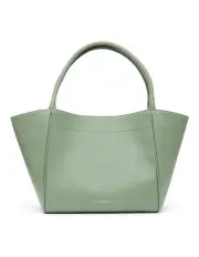 [David Lawrence] Jame Leather Tote Bag in Eucalyptus