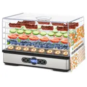 Food Dehydrator for Jerky, 5 BPA-Free Trays 400W Small Dehydrator Machine for Me