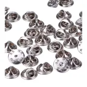 Clutches Pin Backs Replacement Butterfly Clutch Badge Insignia Golden/Silver