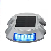 2X Solar Driveway Lights Deck Pathway Lights Solar Dock LED Light Safety Light Blue