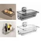 Suction Shower Shelf Removable Sturdy Shower Caddy for Bathroom Bath Kitchen