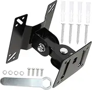 HOMOCONO Rotatable Wall Mounted Tv Bracket Heavy Duty Tv Mount for Corners Sturdy Design for Easy Installation Homes Bedrooms and Offices Convenient Monitor Holder