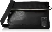 Bianchi Shoulder Bag 2Way TBPI-03 Black A4 Celeste Bicycle