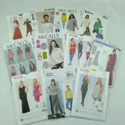 Sewing Pattern Bundle Plus Size Patterns NEW Burda 6777 6547 McCalls Simplicity