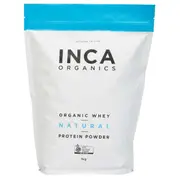 Inca Organics Organic Whey Protein Powder Natural 1kg
