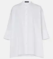 [Joseph] Joseph Congo oversized cotton poplin shirt AU 10 white