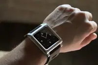 在飛比找露天拍賣優惠-手錶保護殼適用蘋果ipod nano6手表帶硅膠保護殼鋁合金