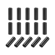 15 Pcs M3x15mm Round Aluminum Standoff Column Spacer Female Black for DIY