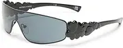 [Le Specs.] Le Specs Female Temptress Black Shield Sunglasses