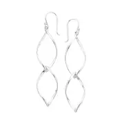Sterling Silver Geometric Drop Earrings