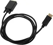 SHINEOFI to Vga Adapter Displayport to Vga Cable for Monitors Projectors Stable Signal Transmission Compact Design Versatile Use