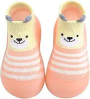 [Generic] Toddler Running Shoe Spring and Summer Cute Toddler Shoes Breathable Duck Soft Rubber Sole Shoes Indoor and Outdoor Floor Socks Non Slip Socks Shoes Toddler Mesh Tennis Shoes