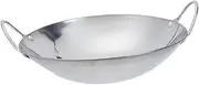 GANAZONO Stainless Steel Cooking Pot Spill Design for Single Serve Convenience Compact Portable for Home Cooking Camping Outdoor Use Bottom Wok