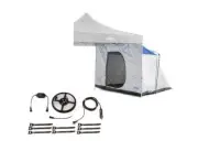 Adventure Kings Gazebo Hub Portable Tent 4WD + 4m 12v LED Camping Strip Light