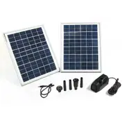 20W 1600LPH Solar Panel Power Pump Fountain Feature for Garden Pond