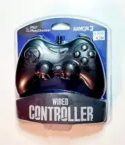 PlayStation 2 PlayStation 1 Game Controller for PS2 PS1 Black New Factory Sealed