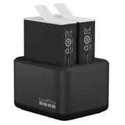 GoPro Dual Battery Charger Kit w/2x Batteries For Hero 12/11/10/9