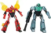 Transformers EarthSpark Cyber Combiner Terran Twitch and Robby Malto Action Figures