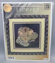 Cross My Heart Leopard Counted Cross Stitch Kit 2007 10.1X9.5" CSBK-59-3