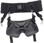 Adjustable Fishing Fighting Belt Harness Padded Waist Gimbal Rod Holder