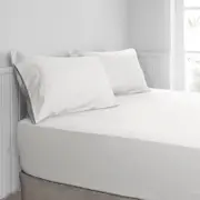 Algodon 300 Thread Count Cotton Fitted Sheet and Pillowcase Set Only