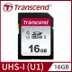 【Transcend 創見】16GB SDC300S SDHC UHS-I U1記憶卡