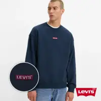 在飛比找momo購物網優惠-【LEVIS 官方旗艦】男款 寬鬆版大學T / 迷你方形徽章