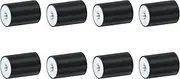 uxcell 8Pcs 20 x 30mm M5 Thread Female Rubber Mounts, Vibration Isolators, Replaces Anti Vibration Pads Flat Silent Block Base Block