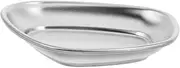 FRCOLOR Precision Nail Work Tray Small Stainless Steel Storage Container for Nail Tools Clean and Organized Space