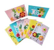 EAJASUCE 8 Pcs Card Making Kits for Kids DIY Handmade Card Making Supplies Ar...