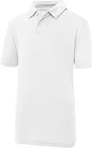 [Just Cool] Kids Unisex Sports Polo Plain Shirt (Pack of 2)