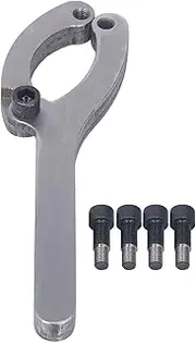 Heavy-Duty Gland Nut Wrench, Thickened Disassembly Tool, Gland Nut Wrench Alloy Steel Fine Appearance Adjustable Gland Nut Spanner with Pins for Removing Hydraulic Cylinder