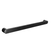 HOTWIRE Hotwire Heated Towel Rail Low Voltage - Single Flat Bar 800mm Wide - Gun Metal
