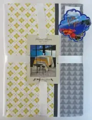 STOF France Laura Lancelle Provence Square TABLECLOTH 63"x 63" Cotton Yellow NEW