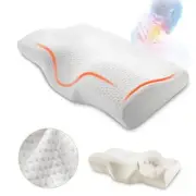 Cervical Memory Foam Contour Pillow | Ergonomic Neck, Back Support