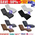 Chaise Longue Recliner Seat Couch Chair Faux Leather Padded Home Lounge Sofa Bed