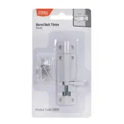 Taskmaster 75mm Plastic Barrel Bolt