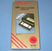 Spartan Hi-Tech VHS VCR VTR Video Cassette Head Cleaning Tape Wet Non-Abrasive