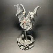 Myths And Legends Guardian Of The Sword Sculpture Winged Dragon, Removable Sword