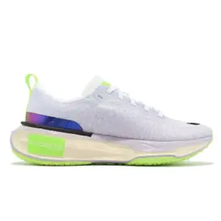 【NIKE 耐吉】慢跑鞋 Wmns ZoomX Invincible Run FK 3 女鞋 藍紫 螢光綠 路跑(DR2660-100)