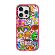 iPhone 16 Pro Impact Case MagSafe Compatible DOODLES by Matthew Langille