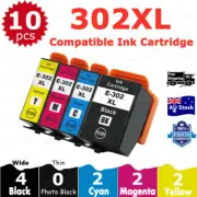 10X Compatible Ink Cartridges 302 XL 302XL For Epson XP6000 XP6100 XP 6000 6100