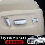 TOYOTA ALPHARD適用豐田埃爾法座椅靠背調節開關框ALPHARD VELLFIRE30系內飾配件