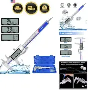 Digital Caliper 6 Inch Stainless Steel Electronic Measuring Tool with LCD